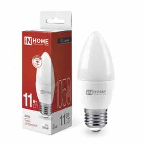 ЭЛМАКС - Лампа светодиодная LED-СВЕЧА-VC 11Вт 230В Е27 4000К 1050Лм IN HOME элмакс, электротехника, кабель, светотехника, elmax.pro