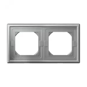 ЭЛМАКС - ARTGALLERY 2-постовая РАМКА IP44, АЛЮМИНИЙ элмакс, электротехника, кабель, светотехника, elmax.pro