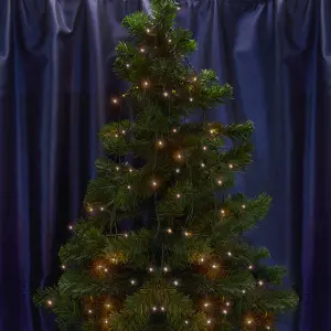 ЭЛМАКС - CL33 Гирлянда линейная, СТАТИЧНОЕ СВЕЧЕНИЕ, 100 LED, 2700K, 10 м +1.5м черный шнур элмакс, электротехника, кабель, светотехника, elmax.pro