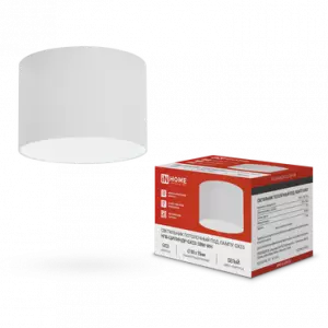 ЭЛМАКС - Светильник потолочный НПБ-ЦИЛИНДР-GX53 SBM-WH 80х55м белый IN HOME элмакс, электротехника, кабель, светотехника, elmax.pro