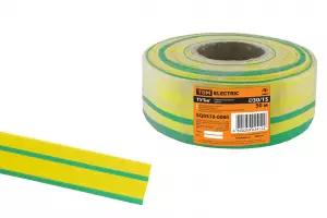 ЭЛМАКС - Термоусаживаемая трубка ТУТнг 30/15 желто-зеленая (50 м/ролл) TDM элмакс, электротехника, кабель, светотехника, elmax.pro
