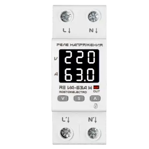 Реле напряжения/тока RE VА-63А W