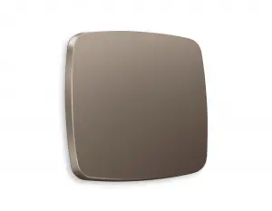 ЭЛМАКС - Лицевая панель OMEGA (Темная бронза матовый) для 1-клавишных выключателей QUANT OP6310 элмакс, электротехника, кабель, светотехника, elmax.pro