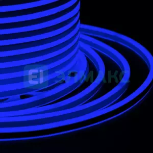 ЭЛМАКС - Гибкий Неон LED SMD, компактный 7х12мм, двухсторонний, синий, 120 LED/м, бухта 100м элмакс, электротехника, кабель, светотехника, elmax.pro