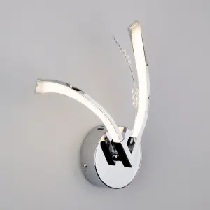 ЭЛМАКС - Настенный светильник 90086/2 хром элмакс, электротехника, кабель, светотехника, elmax.pro