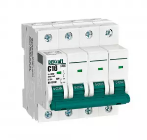 Авт. выкл. без теплозащиты 4P 16А х-ка C 6кА ВА-103M