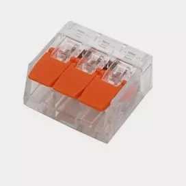 ЭЛМАКС - Клемма PCT-413 компактная на 3х0,08-4/2,5 мм. кв. (флажок)100шт элмакс, электротехника, кабель, светотехника, elmax.pro