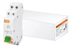 ЭЛМАКС - Выключатель кнопочный c фиксацией и индикацией ВК-47M 1НО;1НЗ зеленый TDM элмакс, электротехника, кабель, светотехника, elmax.pro