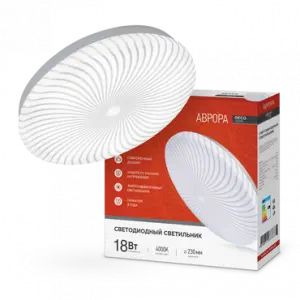 ЭЛМАКС - Светильник светодиодный серии DECO 18Вт 230В 4000К 1170лм 250х50мм АВРОРА IN HOME элмакс, электротехника, кабель, светотехника, elmax.pro