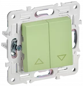 ЭЛМАКС - SKANDY Выключ. жалюзи 10А SK-V12M мятн. IEK элмакс, электротехника, кабель, светотехника, elmax.pro