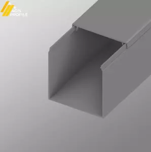 ЭЛМАКС - Кабель-канал 60х60 мм Cерый (18м/уп) элмакс, электротехника, кабель, светотехника, elmax.pro