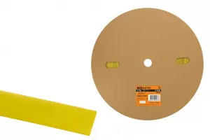 ЭЛМАКС - Термоусаживаемая трубка ТУТнг 16/8 желтая (100 м/ролл) TDM элмакс, электротехника, кабель, светотехника, elmax.pro