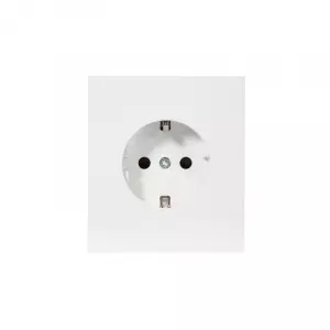 ЭЛМАКС - Розетка STRONG 1-ая с/з с/у, со шторками 16А жемчуг KRANZ элмакс, электротехника, кабель, светотехника, elmax.pro