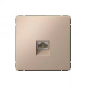 ЭЛМАКС - ARTGALLERY РОЗЕТКА компьютерная RJ45, кат. 6A, механизм, ПЕСОЧНЫЙ элмакс, электротехника, кабель, светотехника, elmax.pro