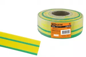 ЭЛМАКС - Термоусаживаемая трубка ТУТнг 50/25 желто-зеленая (25 м/ролл) TDM элмакс, электротехника, кабель, светотехника, elmax.pro