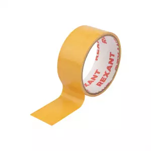 Двухсторонний скотч REXANT, полипропиленовая основа, 38 мм, ролик 5 м, 09-6238