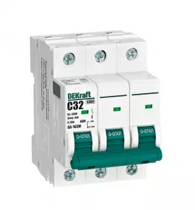 Авт. выкл. без теплозащиты 3P 32А х-ка C 6кА ВА-103M