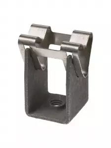 ЭЛМАКС - Держатель для гориз. и верт. поверхностей, стал. Фикс.для прута Ø8 мм, высота 35 мм, гор. цинк. TDM элмакс, электротехника, кабель, светотехника, elmax.pro