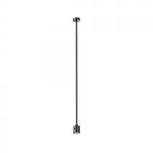 Крепление потолочное Long 700мм с прямым коннектором питания Flarity черный