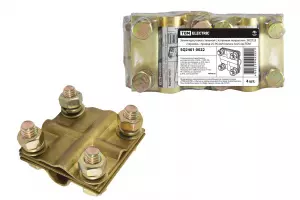 ЭЛМАКС - Зажим крестовой ЗКСЛ25 стержень - провод 25-95мм2/полоса 3х25мм TDM элмакс, электротехника, кабель, светотехника, elmax.pro