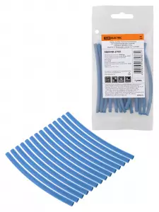 ЭЛМАКС - Набор трубок термоусаживаемых, клеевых "Моноцвет, синий 3,2/1,0 TDM" элмакс, электротехника, кабель, светотехника, elmax.pro