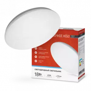 ЭЛМАКС - Светильник светодиодный серии DECO 18Вт 230В 6500К 1170лм 230х55мм НОЧНОЕ НЕБО IN HOME элмакс, электротехника, кабель, светотехника, elmax.pro