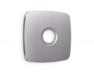 ЭЛМАКС - Лицевая панель OMEGA (Сталь матовый) для TV розетки QUANT OP5130 элмакс, электротехника, кабель, светотехника, elmax.pro