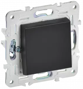 ЭЛМАКС - SKANDY Выключ. 1-кл. 10А SK-V01Bl черн. IEK элмакс, электротехника, кабель, светотехника, elmax.pro