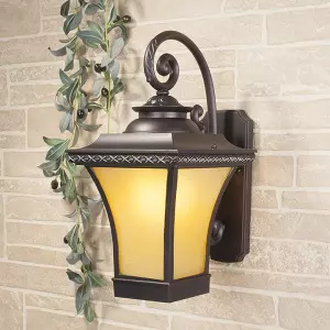 ЭЛМАКС - Libra D венге уличный настенный светильник GLXT-1408D элмакс, электротехника, кабель, светотехника, elmax.pro