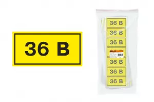 ЭЛМАКС - Символ "36В" 35х100мм TDM элмакс, электротехника, кабель, светотехника, elmax.pro