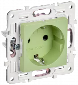 ЭЛМАКС - SKANDY Роз. с з/к без з/ш 16А SK-R05M мятн. IEK элмакс, электротехника, кабель, светотехника, elmax.pro