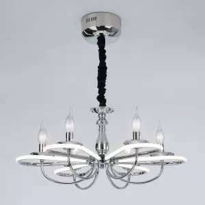 ЭЛМАКС - Светодиодная люстра Bogate's с пультом 425/6 элмакс, электротехника, кабель, светотехника, elmax.pro