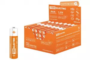 ЭЛМАКС - Элемент питания LR03 AAA Alkaline 1,5V PAK-96 TDM элмакс, электротехника, кабель, светотехника, elmax.pro