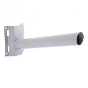 ЭЛМАКС - Кронштейн на столб под бандажную ленту 122*150*400мм, d48mm, серый, ДС-4 элмакс, электротехника, кабель, светотехника, elmax.pro