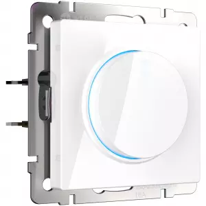 ЭЛМАКС - W1142101/ Диммер с подсветкой (белый) элмакс, электротехника, кабель, светотехника, elmax.pro