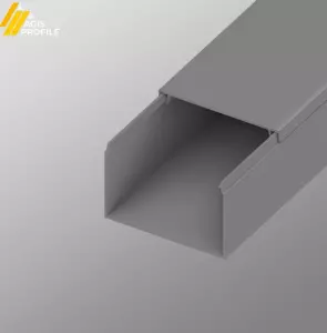 ЭЛМАКС - Кабель-канал 60х40 мм Cерый (18м/уп) элмакс, электротехника, кабель, светотехника, elmax.pro