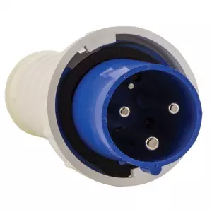 ЭЛМАКС - Вилка 033 2Р+РЕ 63А 220В IP67 EKF элмакс, электротехника, кабель, светотехника, elmax.pro