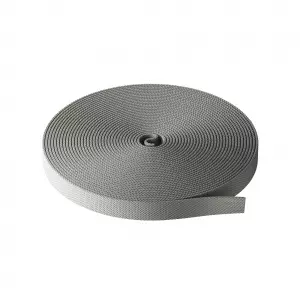 Токопроводящая текстильная лента 10м Parity светло-серая