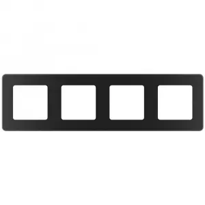 ЭЛМАКС - Рамка 4п Антрацит Inspiria Legrand элмакс, электротехника, кабель, светотехника, elmax.pro
