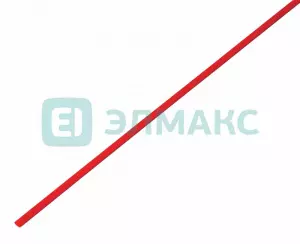 ЭЛМАКС - 1. 0 / 0. 5 мм 1м термоусадка красная REXANT элмакс, электротехника, кабель, светотехника, elmax.pro