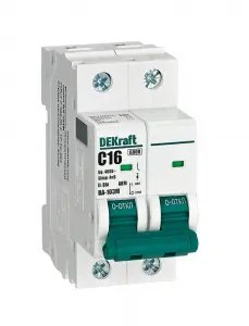 Авт. выкл. без теплозащиты 2P 16А х-ка C 6кА ВА-103M