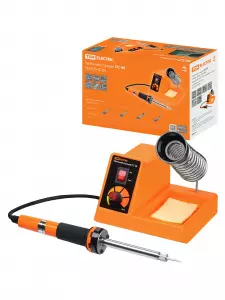 ЭЛМАКС - Паяльная станция ПС-48, 2-48Вт, 230В, 160-500С, керамический ТЭН, 4 жала в компл., регулятор, Алмаз элмакс, электротехника, кабель, светотехника, elmax.pro