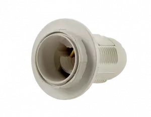 ЭЛМАКС - Патрон Е14-ППК пластиковый с прижимным кольцом IN HOME элмакс, электротехника, кабель, светотехника, elmax.pro