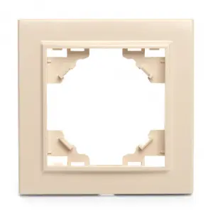 ЭЛМАКС - Рамка одноместная, серия Эрна, PFR00-9001-02, слоновая кость элмакс, электротехника, кабель, светотехника, elmax.pro
