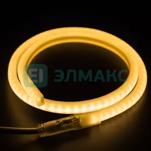 ЭЛМАКС - Гибкий Неон LED SMD, форма - D, тёплый белый, 120 LED/м, бухта 100м элмакс, электротехника, кабель, светотехника, elmax.pro