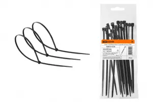 ЭЛМАКС - Хомут 3,6х300мм нейлон (черный) (25 штук) TDM элмакс, электротехника, кабель, светотехника, elmax.pro