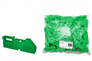 ЭЛМАКС - Изолятор на DIN рейку зелёный TDM элмакс, электротехника, кабель, светотехника, elmax.pro