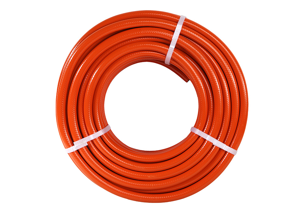 3015-15-4-12 Шланг д/воды 1/2" 25м, оранж+черн,УСИЛЕННЫЙ АРМИР. 4 слойн., без примес. Sturm!