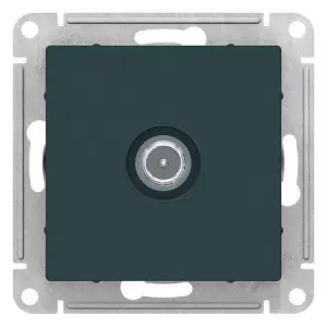 ЭЛМАКС - ATLASDESIGN TV РОЗЕТКА проходная 4DB, механизм, ИЗУМРУД элмакс, электротехника, кабель, светотехника, elmax.pro