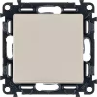 ЭЛМАКС - Valena LIFE.Выключатель 10АХ 250В с лицевой панелью.Безвинтовые зажимы.Слоновая кость элмакс, электротехника, кабель, светотехника, elmax.pro